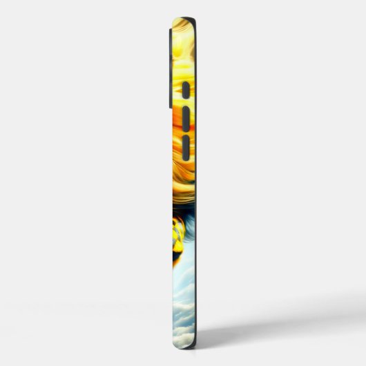 Geruite leeuw telefoonhoesje Case-Mate iPhone case (Achterkant / Links)