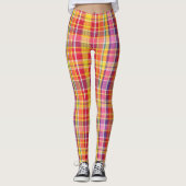 geruite legging (Voorkant)