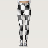Geruite Leggings van vlaggen (Voorkant)