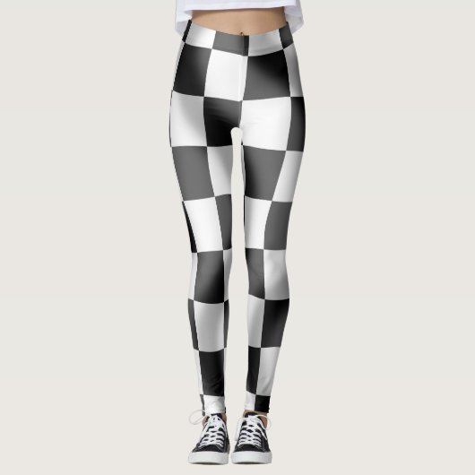 Geruite Leggings van vlaggen (Voorkant)