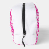 Geruite liefde in magenta en wit toilettasje (Rechts)