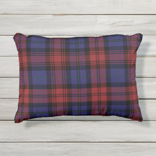 Geruite MacLachlan-clan rood paarse ruit tartan Buitenkussen