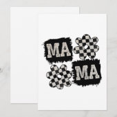 Geruite Mama Moederdag Wordt Moeder Feestdagenkaart (Voorkant / Achterkant)