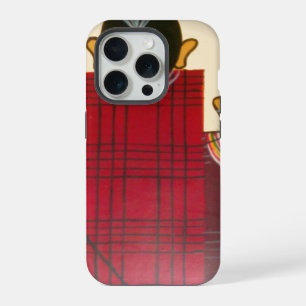Geruite Masaï familieportret Abstract erfgoed iPhone 15 Pro Case