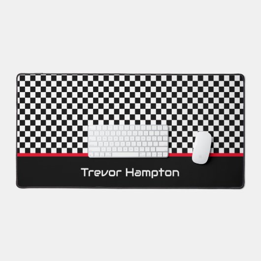 Geruite Monogram Bureaumat (Keyboard & Muis)