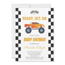 Geruite Monster Truck Baby Shower