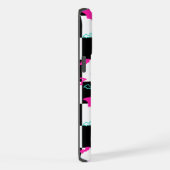 Geruite neonvleermuizen iPhone hoesje (Rechterkant)