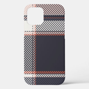 Geruite of tartan vintage is achtergrond of textuu iPhone 12 hoesje