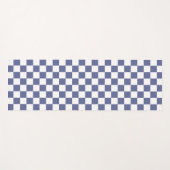 Geruite Paarse tekening Yogamat (Voorkant (horizontaal))