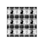 Geruite Paasbontjes Rubberstempel (Afrduk)