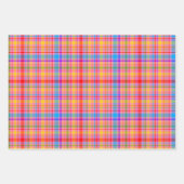 geruite patronen inpakpapier vel (Voorkant)