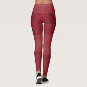 Geruite patroon.01 leggings (Achterkant)