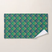 Geruite patroon met zigzagkleuring bad handdoek (Handdoek)