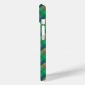 Geruite patroon met zigzagkleuring Case-Mate iPhone case (Achterkant / Links)