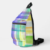 Geruite Patroon Sling Bag (Rechterhoek)