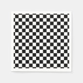 Geruite patroonservetten servet (Voorkant)