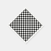 Geruite patroonservetten servet (Hoek)