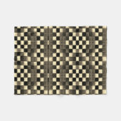 Geruite Pixelpatroon Dekbed Fleece Deken (Voorkant (Horizontaal))