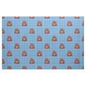 geruite poep emoji stof (Fat Quarter)