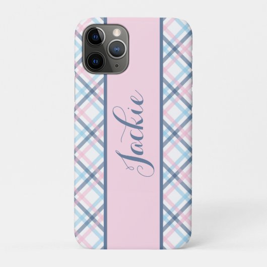 Geruite print  Case-Mate iPhone case (Achterkant)