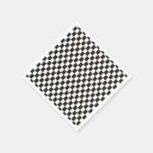 Geruite Race Theme Party Servet (Hoek)