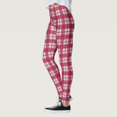 geruite rood leggings (Links)