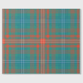 Geruite rustieke klassieke kerst Feestdagen Tartan Cadeaupapier (Vlak)