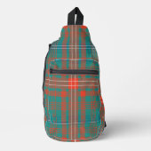 Geruite rustieke klassieker Wilson Tartan Sling Bag (Voorkant)