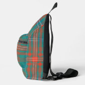 Geruite rustieke klassieker Wilson Tartan Sling Bag (Rechts)