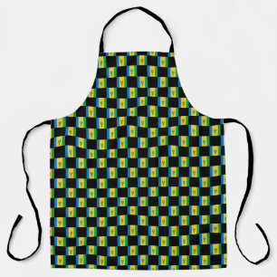 Geruite Saint Vincent en de Grenadines Vlag Schort