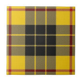 Geruite Schotse wollen stof van de Uitdrukkingen Tegeltje (Voorkant)