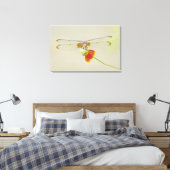 Geruite Setwing (Dythemis fugax) op Mexicaans Canvas Afdruk (Insitu (Slaapkamer))