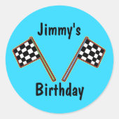 Geruite Sticker (Voorkant)