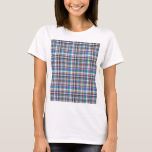 Geruite Stof Geruit Drukpatroon-57688 T-shirt