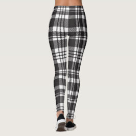 geruite stof leggings