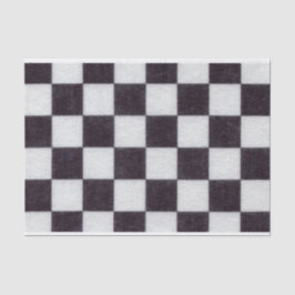 geruite stof tissuepapier