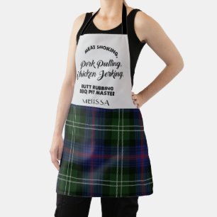 Geruite Sutherland-clan geruite keuken Schort