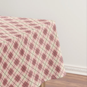 geruite tartan plaid klassieke beige bruine textuu tafelkleed