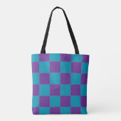 Geruite Tote Bag (Achterkant)