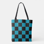 Geruite Tote Bag (Achterkant)