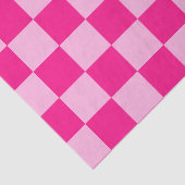Geruite vierkanten licht roze geometrisch retro tissuepapier (Detail)