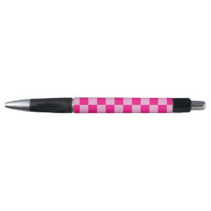 Geruite vierkanten licht warm roze geometrische re pen