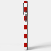 Geruite vierkanten rood wit geometrisch retro Case-Mate iPhone case (Achterkant / Links)