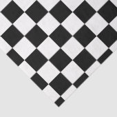 Geruite vlag auto racing patroon cadeauverpakking tissuepapier (Detail)