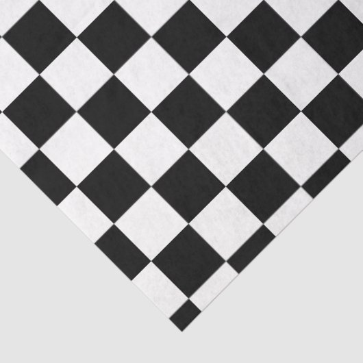 Geruite vlag auto racing patroon cadeauverpakking tissuepapier (Detail)