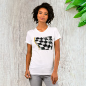 Geruite vlag Vrouwen T-shirt