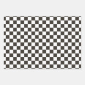 Geruite vlaggenpatroon inpakpapier vel (Voorkant 2)