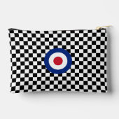 Geruite zwart racen doelwit Miod Etui (Achterkant)