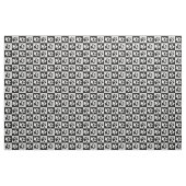 Geruite zwarte witte poten en klauwen stof (Yard (91,4 cm))
