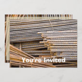 GERUSTE METALE RODEN AAN DE ACHTERZIJDE KAART (Voorkant / Achterkant)